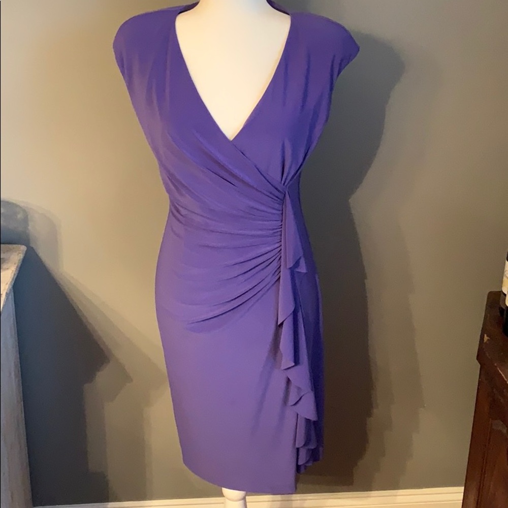 Kasper Faux Wrap Dress